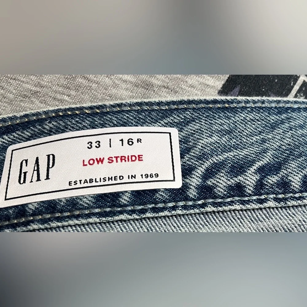 GAP Women's Blue Straight Leg Jeans - Picture 4 of 5